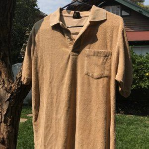 Terry Cloth Beige Polo